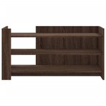 vidaXL Table basse chêne marron 100x50x50 cm bois d'ingénierie