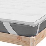 vidaXL Protège-matelas blanc 180x220 cm