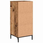 vidaXL Cabinet de salle de bain Bois ancien 39.5 x 36 x 88 cm