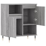 vidaXL Buffet Sonoma gris 60x35x70 cm Bois d'ingénierie