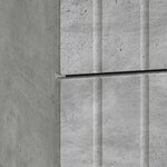 vidaXL Cabinet de chevet Gris béton 43 x 34 5 x 49 5 cm