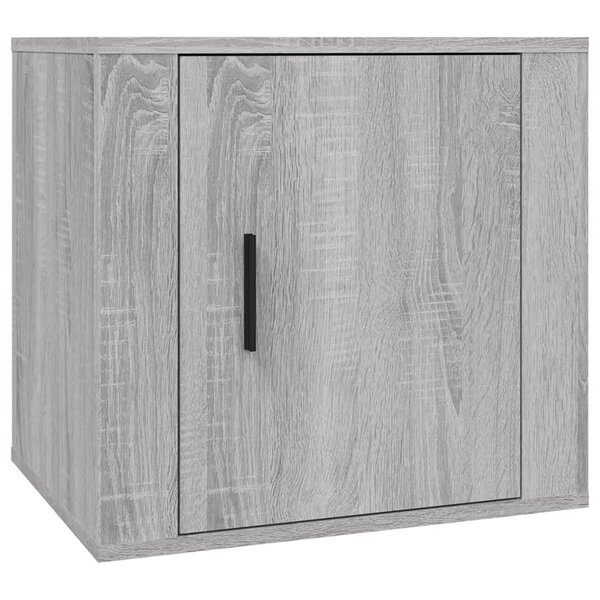 vidaXL Table de chevet Sonoma gris 50x39x47 cm