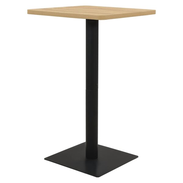 vidaXL Table de bistro Couleur chêne 78 5x78 5x107 cm