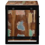 vidaXL Meuble TV 80x30x35 cm bois massif de récupération