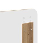 vidaXL Tête de lit Chêne artisanal 180 cm Bois d'ingénierie