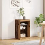 vidaXL Buffet LED Bois ancien 41 x 37 x 67 cm Bois d'ingénierie