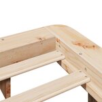 vidaXL Cadre de lit sans matelas 120x190 cm bois de pin massif