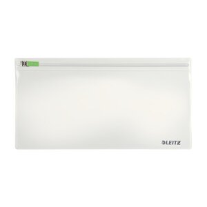 Sachet de 2 pochettes enveloppe à zip Traveller PVC 2/10e, format S Transparent LEITZ