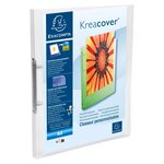 Classeur 2 Anneaux 15mm Polypropylène Chromaline 5/10e Krea Cover - A4 - Incolore - X 25 - Exacompta
