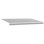 vidaXL Auvent manuel rétractable anthracite et blanc 500x300 cm