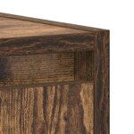 vidaXL Armoire de bain Chêne fumé 60x33x61 cm Bois d'ingénierie