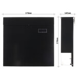 Profirst mail pm 680 boite aux lettres noire