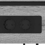 vidaXL Cabinet de chevet Gris Sonoma 41 x 28 x 76 cm Bois d'ingénierie