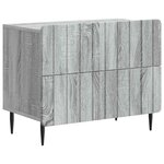 vidaXL Cabinet de chevet Sonoma gris 62 x 34 5 x 49 5 cm