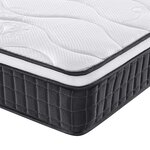 vidaXL Matelas à ressorts bonnell moyen 160x200 cm