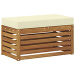 vidaXL Banc de Jardin Bois d'Acacia Massif Naturel