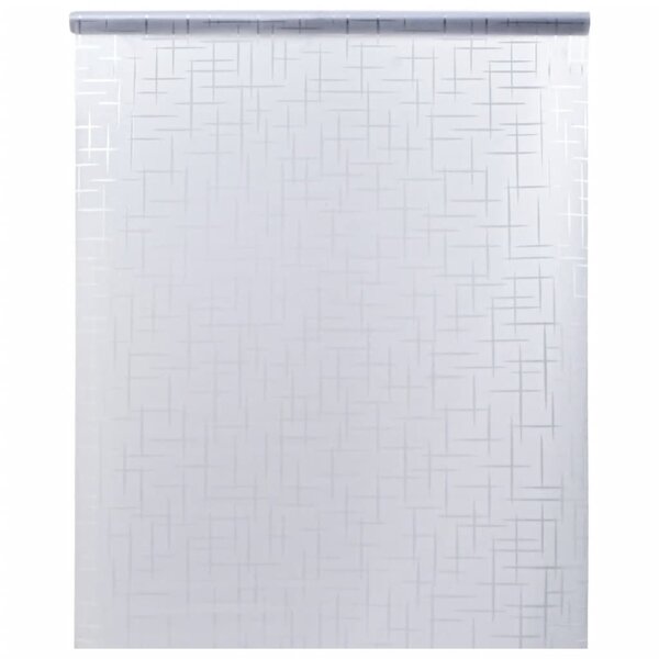 vidaXL Film pour fenêtre dépoli motif d'étoiles 90x500 cm PVC