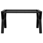vidaXL Pieds de table basse cadre en Y 80x70x43 cm fonte