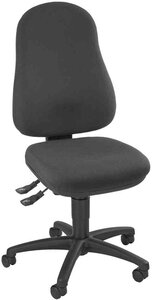 chaise pivotante 'Point 60'  revêtement en tissu:anthracite TOPSTAR