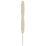 vidaXL Tête de Lit en Tissu Geometric Manuel Crème 80 cm tissu