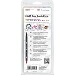 Feutre dessin double pointe abt set de 6 couleurs testées dermatologiquement x 6 tombow