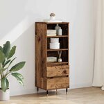 vidaXL Haut Armoire Bois Ancien 40 x 36 x 110 cm Bois d'ingénierie