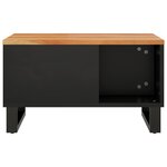 vidaXL Table basse 60x50x35 cm bois massif d'acacia