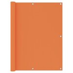 vidaXL Écran de balcon Orange 120x600 cm Tissu Oxford