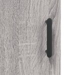 vidaXL Armoires murales 2 Pièces sonoma gris 69 5x34x90 cm
