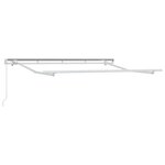 vidaXL Auvent Rétractable Rayure Multicolore 250 x 200 cm