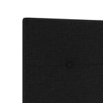 Headboard LED vidaXL Noir 90 cm Tissu