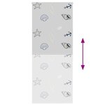 vidaXL Store enrouleur de douche 100x240 cm largeur du tissu 96 cm