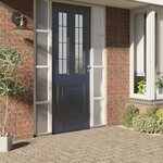 vidaXL Films pour fenêtre 3 Pièces statique dépoli gris PVC