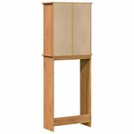 vidaXL Armoire de toilette VIGO marron miel 60 x 27 x 161 cm