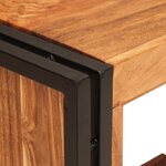 vidaXL Étagère à vin Marron 100 x 45 x 33 cm Bois d'Acacia Massif