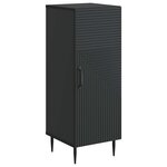 vidaXL Buffet Noir 33 x 34 5 x 89 5 cm Bois d'ingénierie