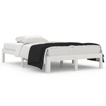 vidaXL Cadre de lit sans matelas blanc 120x190 cm