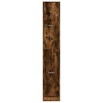vidaXL Armoire d'apothicaire chêne fumé 30x41x174 5 cm bois ingénierie