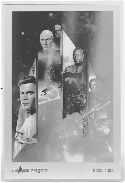 Monnaie EXPLORE UNKNOWN WORLDS Star Trek Capitains 1 Oz Feuille Argent 2$ Niue 2026