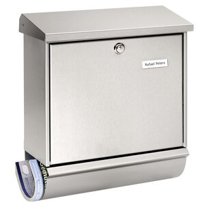 Burg-wächter boîte aux lettres comfort-set 39130 ni inox argenté