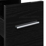 vidaXL Meuble de salle de bain fin Chêne noir 22 x 44 x 61.5 cm