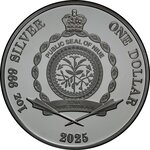 Pièce de monnaie en Argent 1 Dollar g 31.1 (1 oz) Millésime 2025 ALIEN ABDUCTION