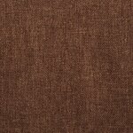 vidaXL Chaises à manger lot de 6 marron tissu