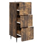 vidaXL Armoire à tiroirs 33 x 34 5 x 92 cm Bois d'ingénierie