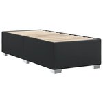vidaXL Cadre de lit sans matelas noir 80x200 cm similicuir