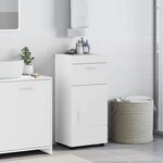 vidaXL Cabinet de salle de bain TULUM Blanc 37 x 31.5 x 82 cm