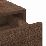 vidaXL Table de Toilette Marron 50 x 41 x 140 cm Bois d'ingénierie