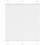 vidaXL Store plissé blanc 120x150cm largeur du tissu 119 4cm polyester