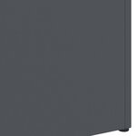 vidaXL Porte-parapluie avec stockage Anthracite 28 x 12 x 41 cm Acier