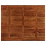 vidaXL Dessus de table 100x80x2 5cm rectangulaire bois massif récupéré